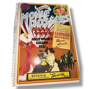 50 Years of Movie Posters - Hollywood's Golden Era - RARE VINTAGE Published 1974